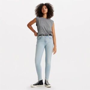 Levi's High Rise Blue Skinny Jeans W29 L30